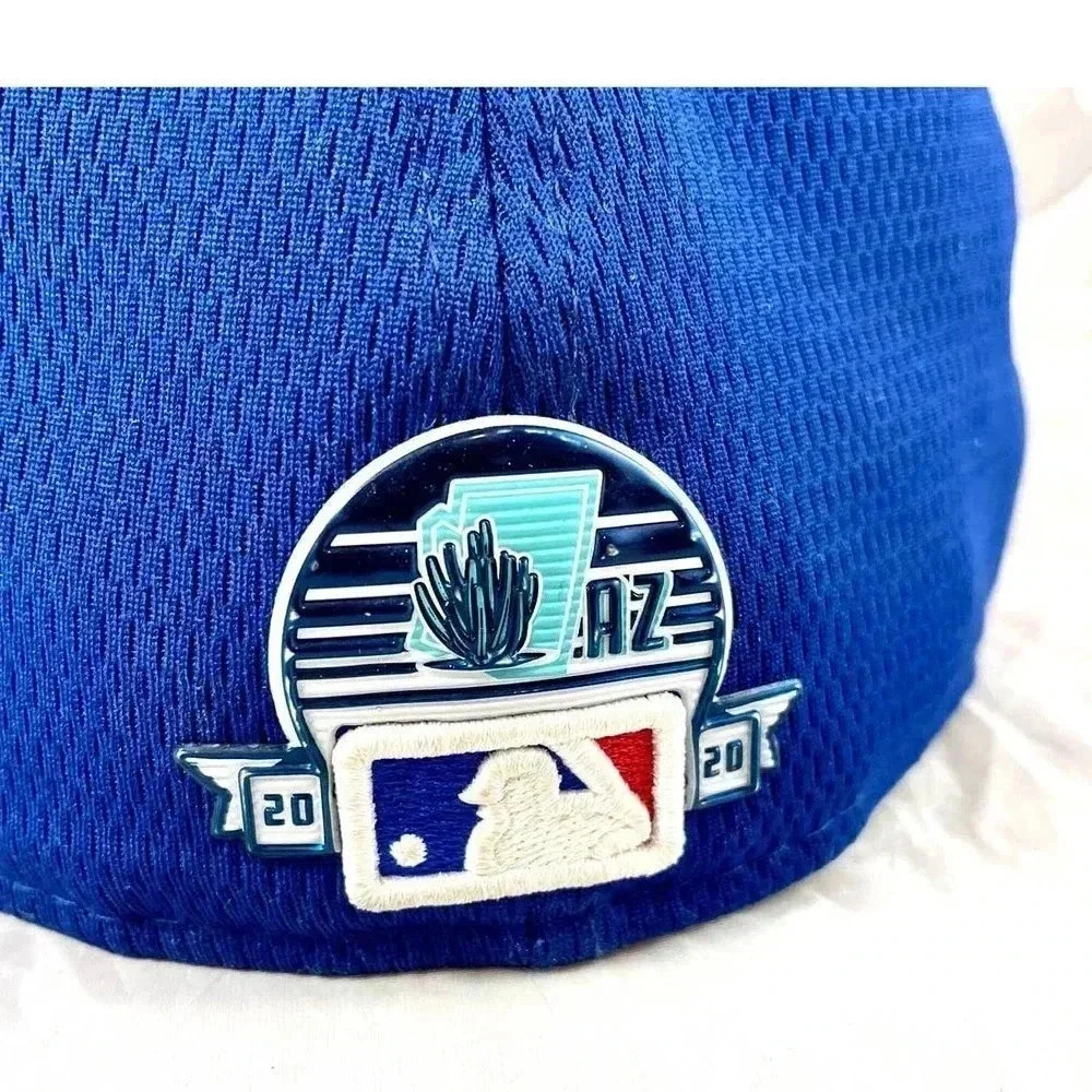 Chicago Cubs Size 7 1/8 New Era 59FIFTY 2020 Spring Training AZ Blue Hat Cap MLB - Picture 2 of 13